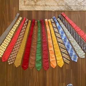 Bundle of 16 men's ties